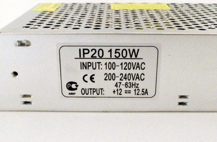 Блок питания DC12v150Вт 12А 150-02 12,5А 1 Блок питания DC12v150Вт 12А 150-02 12,5А 1